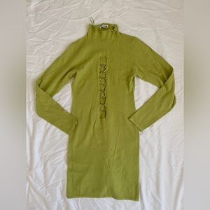 Long sleeve mock neck sweater dress size XL